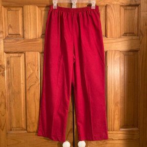 NWOT Alfred Dunner Vintage 90s Pull On Pants Elastic Waist Pink Size 14